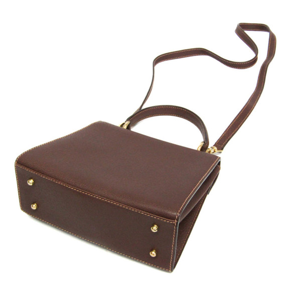 GUCCI Brown Leather Shoulder Bag - Picture 2 of 16